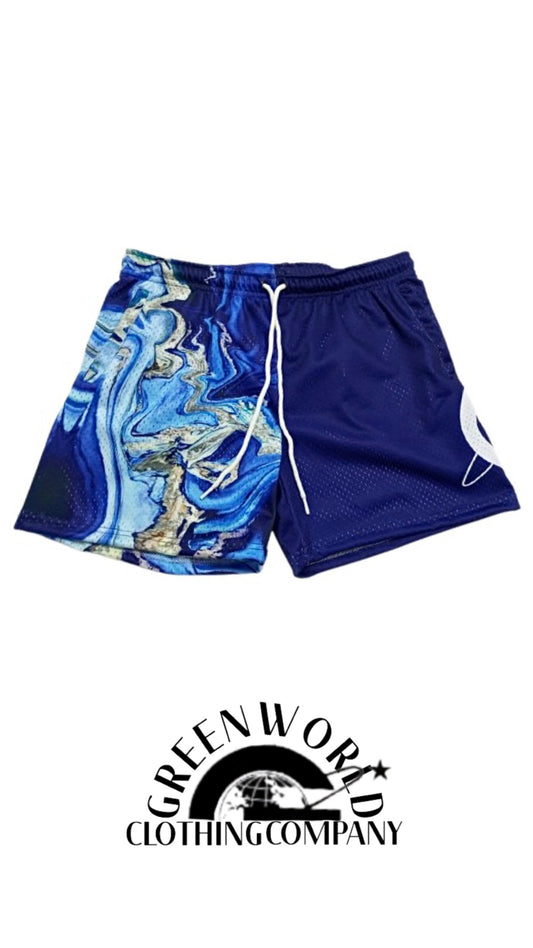 GW Marble Shorts “Ocean”