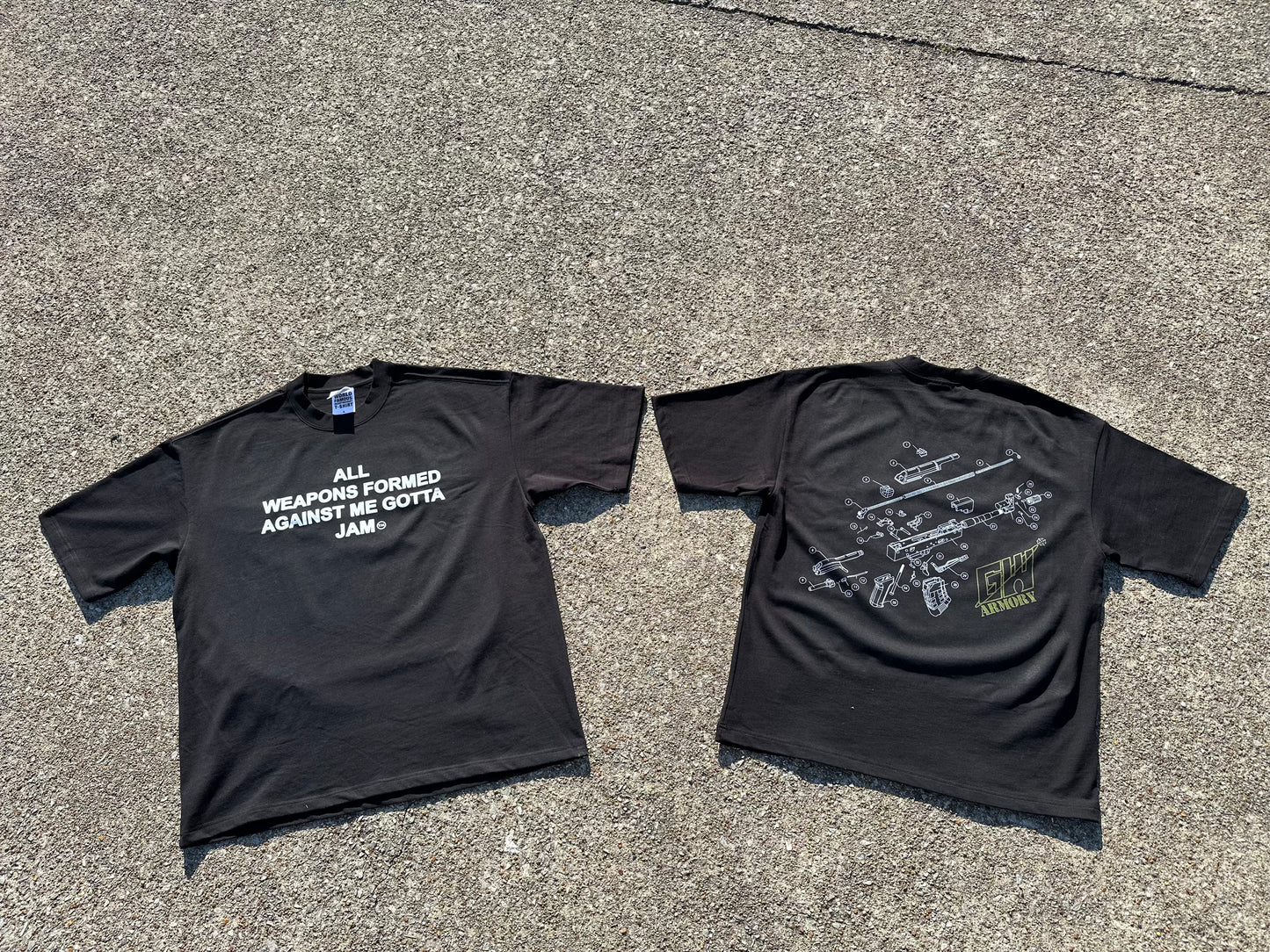 AWFAMGJ Tee BLACK
